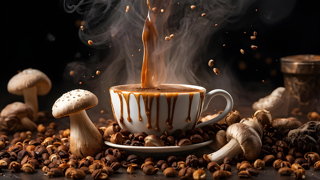 mushroom|coffee